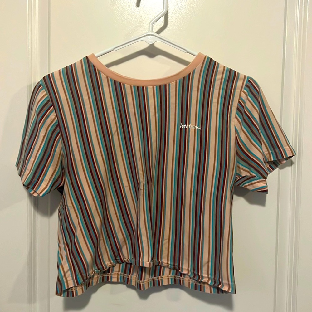 Multi Color Striped Tee